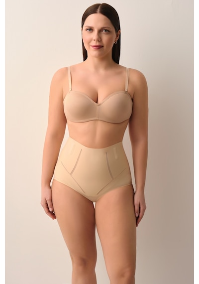 Suwen Yüksek Bel Yeni Nesil Lazer Kesim İz Bırakmayan İnce Dokulu Slip Korse Sw9000089 Ten