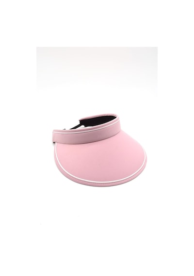 Kadın Geniş Siperli Pembe Vizör Şapka Uv Koruyucu Siperlik - Pembe