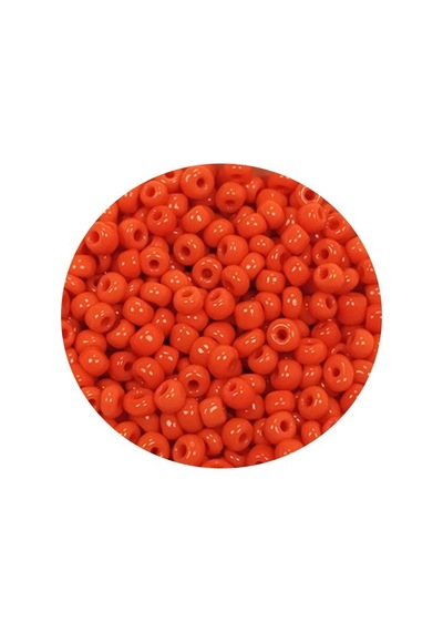 Dökme Cam Kum Boncuk 11/0 2 Mm - 60 Gram - Turuncu - Bnc048 Diğer