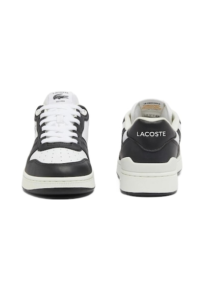 Lacoste T-clip Set Leather Mens Sneaker Hakiki Deri Erkek Günlük Spor Ayakkabı Beyaz Siyah Beyaz - Siyah Lacoste T-clip Set Leather Mens Sneaker Hakiki Deri Erkek Günlük Spor Ayakkabı Beyaz Siyah Beyaz - Siyah