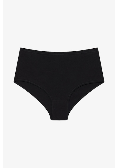 Penti  Siyah Pamuklu Yüksek Bel 3'lü Slip Külot