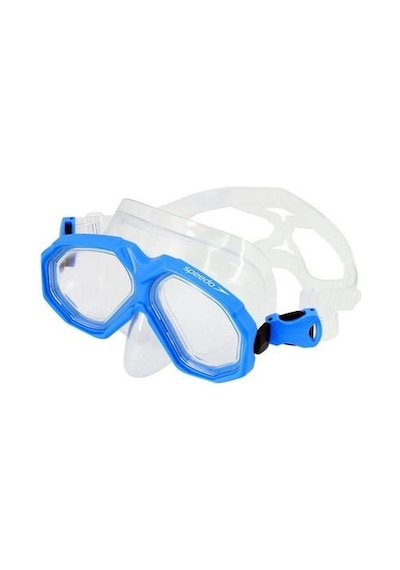 Speedo Sol25002c-tcbk Au Dual Lenses Mask With Snrkl Unisex Şnorkel Set Mavi
