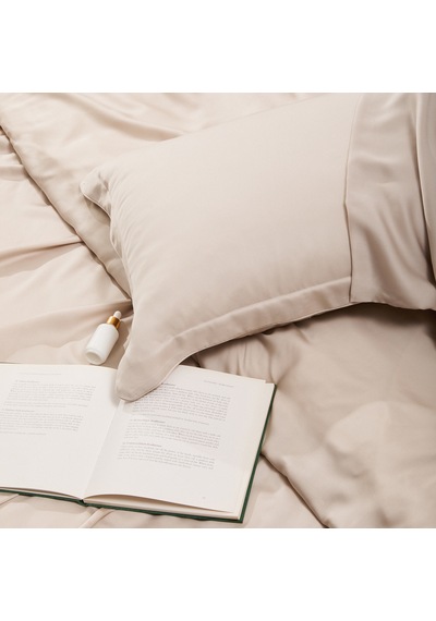 Linens X Tencel Lyocell Tek Kişilik Lastikli Çarşaf Bej