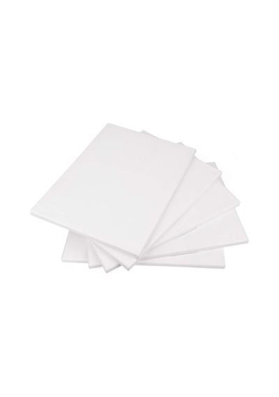 Ewtshop Gerdirme Çerçeveli Tuvaller, %100 Pamuk, 5 Adet, 30 X 40 Cm, Kanvas, Sanat Tuvali, Tuval Pano, Beyaz Genel