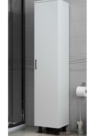 Rare Çok Amaçlı Banyo Dolabı 5 Bölmeli Beyaz
