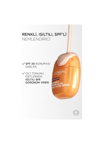 Revitalift Clinical C Vitamini İçeren Renkli Işıltılı Nemlendirici Krem Spf30 40ml 3600524244668-11234