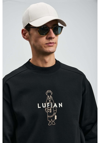 Lufian Simba Siyah Erkek Sweatshirt 112030175 Siyah