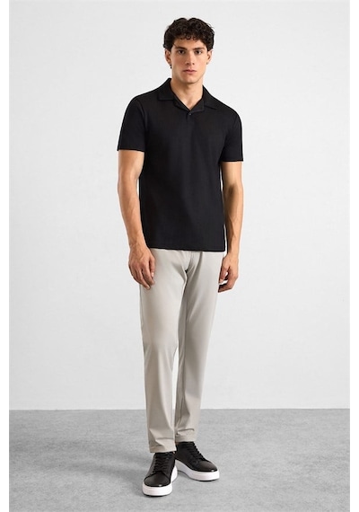 Süvari Siyah Regular Tişört Ts1014000441-s09