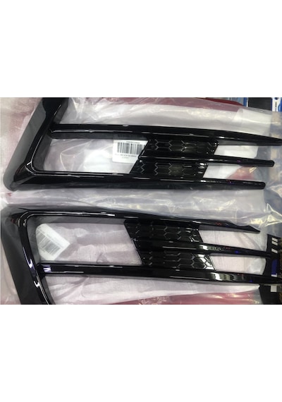 S-Dizayn  Volkswagen Golf 7 Sis Farı Çerçevesi Piano Black 2014-2017