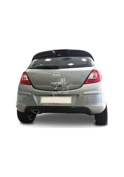 Opel Corsa D Difüzör Arka Ek Plastik