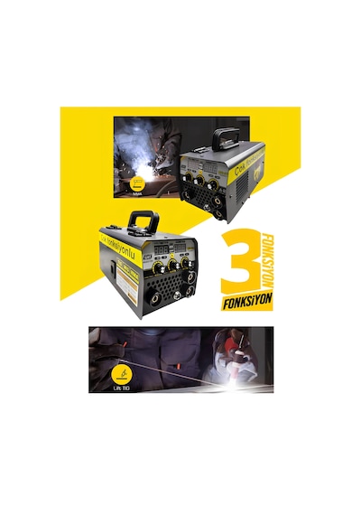 Keyatec Eea456 Çok Fonksiyonlu Tıg Mma Mıg 999 Argon Kaynak Gazsız Gaz Altı Kaynak Makinesi
