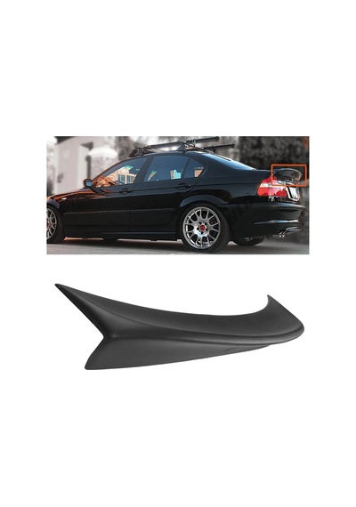 BMW 3 Serisi E46 Csl Spoyler Bagaj Üstü Piano Black Abs Plastik S
