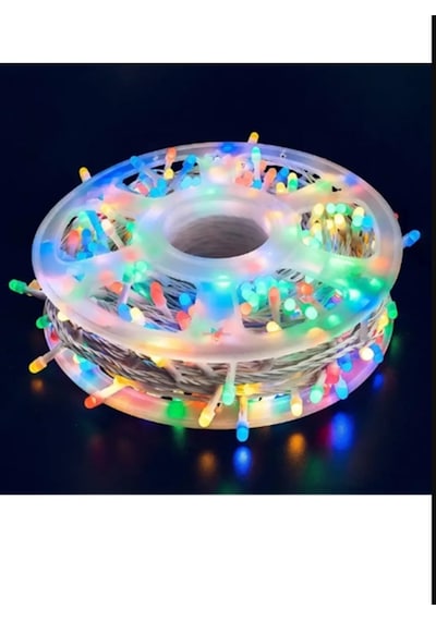 100m Rgb Led Işıklandırma Noel Işıkları-ağaç Süsleme Yılbaşı Süs Çok Renkli