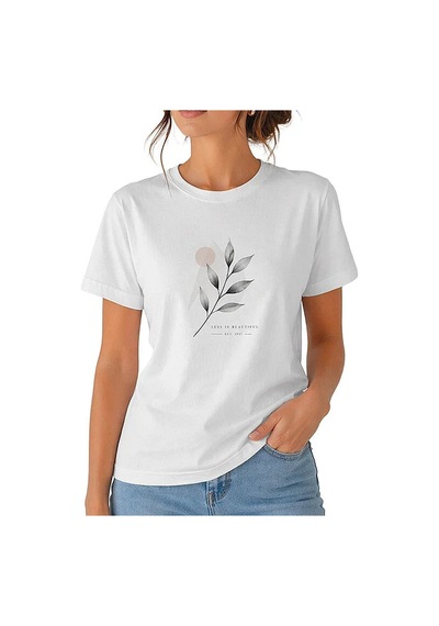 Hediyenvar Baskılı Beyaz Tişört İstediğin Fotoğraf Veya Yazıyla Unisex L Beden