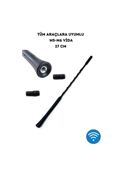 Opel Astra G Tavan Anteni Çubuk Anten Araba Anteni 27 Cm