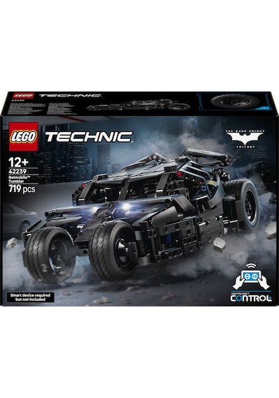 LEGO® Technic Batmobile™ Tumbler 42239 - 12 Yaş ve Üzeri Çocuklar için Şarj Edilebilir Pil İçeren Oyuncak Yapım Seti (719 Parça)