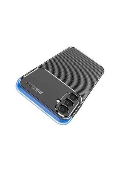 Ehr. Galaxy S24 İle Uyumlu Kamera Korumalı Darbe Önleyici Carbon Brushed Silikon Kılıf Siyah, Galaxy S24 50 x 22