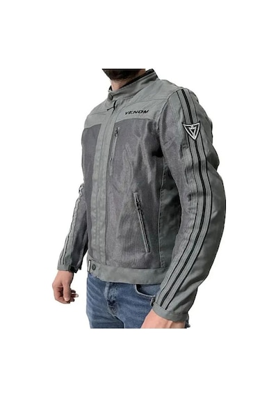 Venom Motosiklet Compass Racing Mont Gri Full Koruma Moturcu Montu