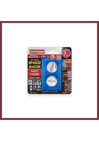 Storeşahin 2x9gr Epoksi Tamir Macunu Shn0720 Çok Renkli
