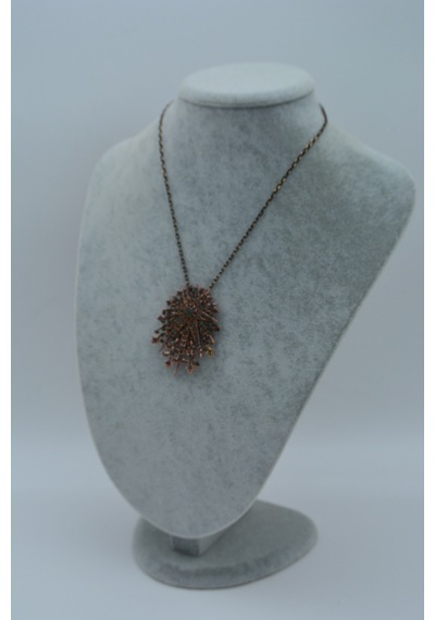 Stoneage Zirkon Taşlı Broş Hem Broş Hem Kolye Olarak Kullanılır