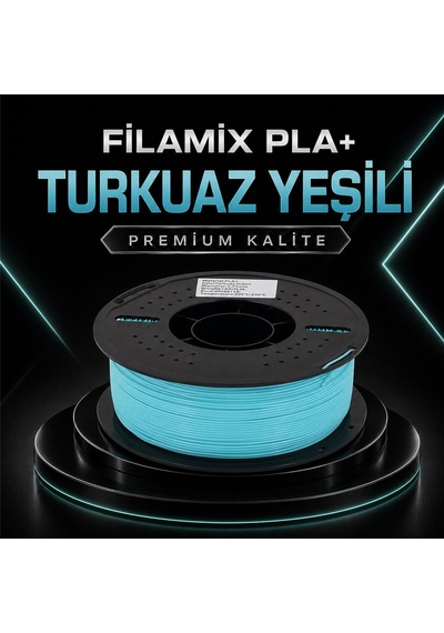 Filamix Pla+ Turkuaz Yeşili Filament 1,75 Mm 1 Kg Plastik Makara