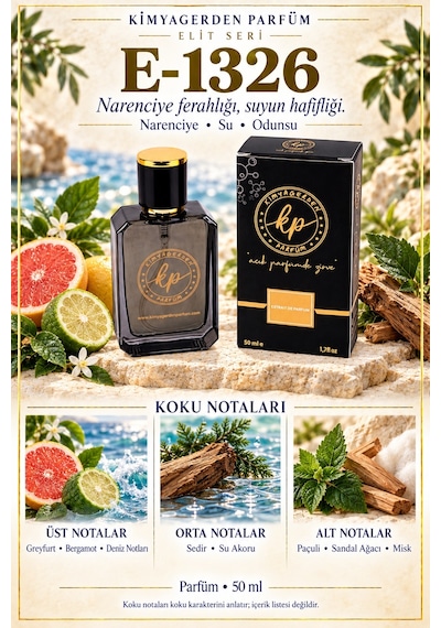 KP E-1326 Erkek Parfüm EDP 50 ML