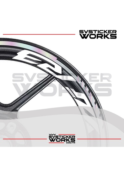 Yamaha Yzf-r3 Yazılı Jant Sticker Dış Ve İç Set Sticker Jant Şeridi Hologram