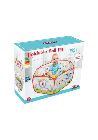 PLS-06-413 KATLANABILIR TOP HAVUZU 6CM 4 Çok Renkli