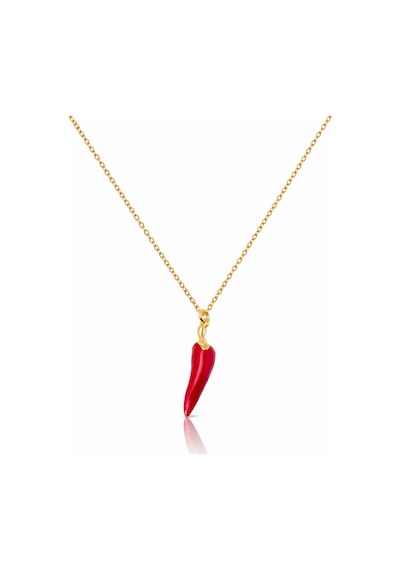 Çekirdekjewelry Işıklı Hediye Kutulu 925 Ayar Gümüş Kırmızı Biber Kolye Mine Kaplama, Şans Ve Nazar Temalı Çok Renkli Çekirdekjewelry Işıklı Hediye Kutulu 925 Ayar Gümüş Kırmızı Biber Kolye Mine Kaplama, Şans Ve Nazar Temalı Çok Renkli