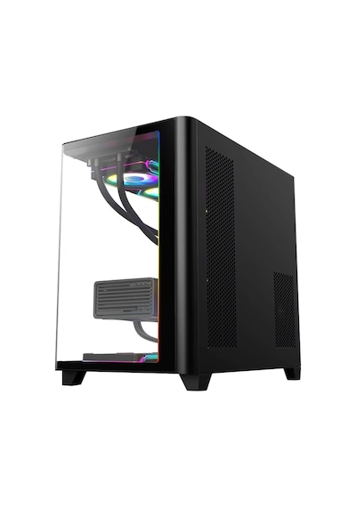 Ocean Curved Pro V2 7x Argb Fan Usb 3.0 Typec 750w 80+ Atx Oyuncu Bilgisayar Kasası Siyah
