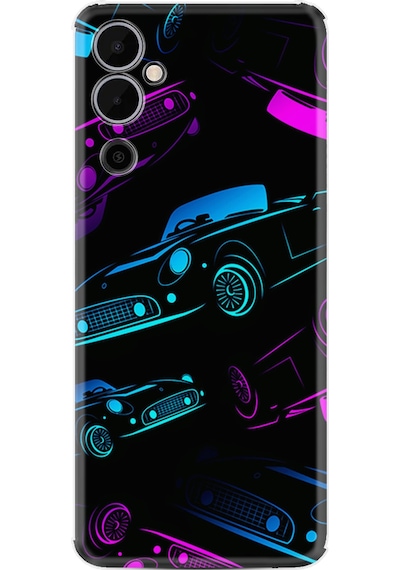 Tecno Pova 4 Kılıf Silikon Desen Özel Seri Cars Neon 1618