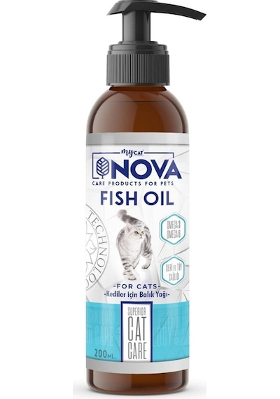 Nova Kedi Balık Yağı 200 ML