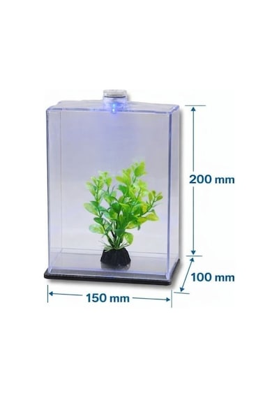 Betta Habitat Nano Işıklı Tank