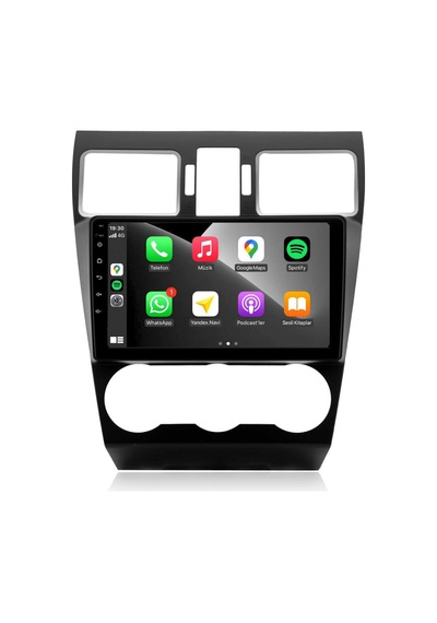 Subaru Forester Araç Multimedya Android Ekran Carplay Double Teyp 2+32 9" 12-15 Black Cadence
