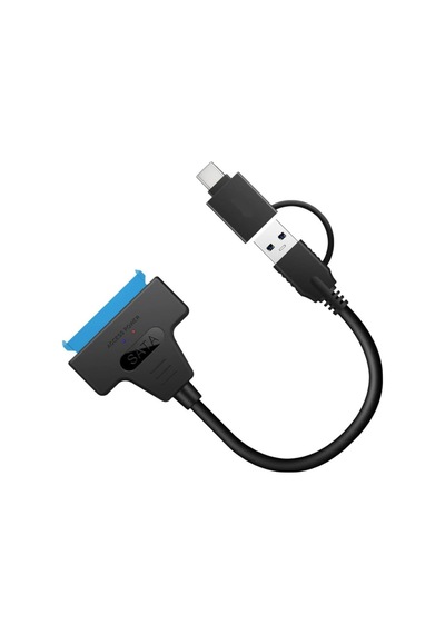 A4204 2in1 Usb 3.0 Type-c To 2.5 İnç Sata Hdd Ssd Çevirici Dönüştürücü Standart