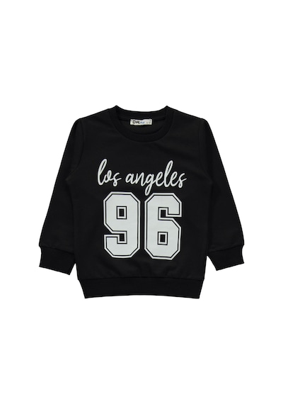 Civil Boys Los Angeles 96 Baskılı 2-5 Yaş Eşofman Takımı - Siyah