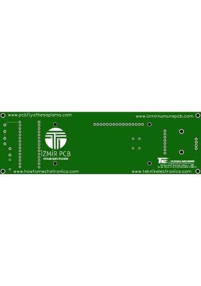 Arduino Mesafe Ölçer Ve Dijital Su Terazisi Devre Kartı