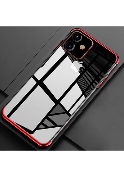 Apple Uyumlu iPhone 11 Pro Max Kamera Korumali Köseleri Renkli Seffaf Kilif 394130657