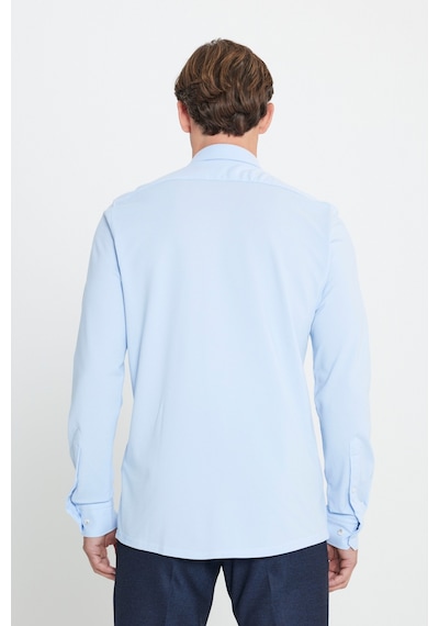 Ac&Co / Altınyıldız Classics Erkek Acık Mavı Pamuklu Örme Slim Fit Dar Kesim Düğmeli Yaka Gömlek Acık Mavı Açık Mavi Ac&Co / Altınyıldız Classics Erkek Acık Mavı Pamuklu Örme Slim Fit Dar Kesim Düğmeli Yaka Gömlek Acık Mavı Açık Mavi