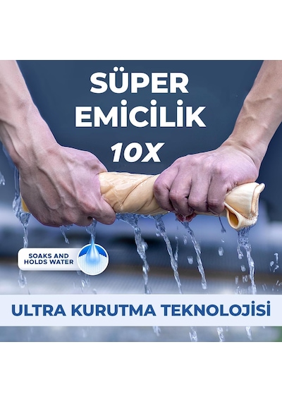 50x60cm - Premium Oto Araç Kaporta, Cam Kurulama Sentetik Güderi Bez Çizmez, Leke Bırakmaz