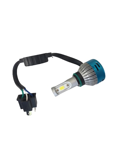 Motosiklet M3 Üniversal Led Zenon 5000l Beyaz Işık Ampul Mfk Siyah