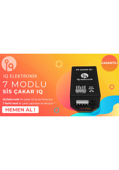 Iq Sis Cakar 7 Modlu Ac Kapat Ac Özellikli