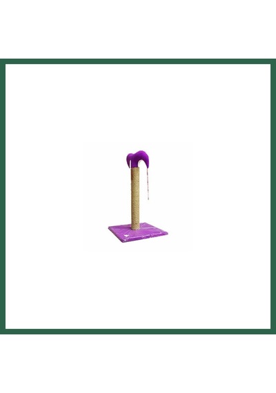 Bedspet İnce Kedi Tırmalama Tahtası 50 Cm Mor Bzs01
