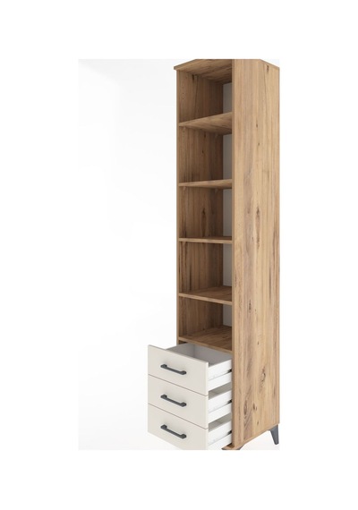Hyperion Dolap 5 Raflı 3 Çekmeceli 44x44x221 Çam-aytaşı Atlas Çam
