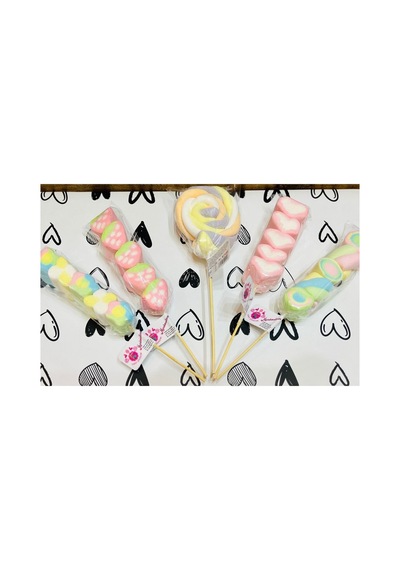 10 Lu Marshmallow Lolipop Şeker Renkli Çocuk Şeker Paketi Parti & Doğum Günü 37067448