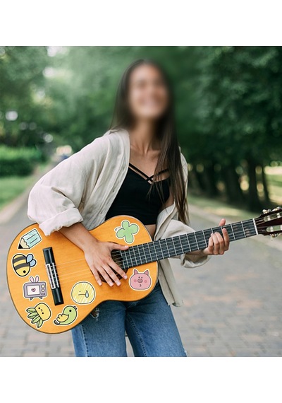25'li Su Geçirmez Opak Sticker Seri : 19 Çok Renkli