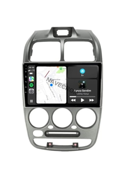 Hyundaı Accent Admıre 2000-07 9" Uyumlu Androıd Multimedya Gerçek 2/32 Kablosuz Carplay Geri Görüş Kameralı 9"