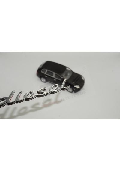 Porsche Diesel Krom Abs 3M 3D Çamurluk Yanı Yazı Logo Ürü