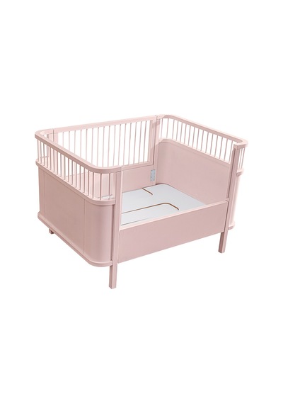 Mdf Beşik, Trend Büyüyen Beşik - 1 Adet Comfort Yatak 90x130 Pembe