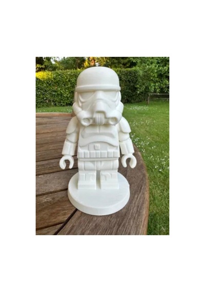 Star Wars Lego Tasarımlı Stormtrooper Dekoratif Figür